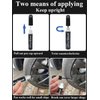 SYOAUTO Gloss Black Rim Touch Up Paint, Car Wheel Scratch Repair Touch Up Paint Pen, Universal Color Black Wheel Paint (Gloss Black)