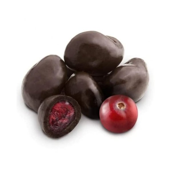 The Nutty Fruit House Dark Chocolate Covered Cranberries 1 Pound