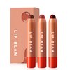 Hydrating Tinted Lip Balm Set-3Pcs Natural Gloss Lip Balm Plumper,Long Lasting Lipgloss Creamy Lipstick,Lightweight High-Pigment Lip Stain Pen Lip Crayon Stick, Christmas Makeup Gift for Women-Set A