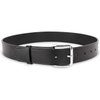 First Class Police, Sheriff, and Security 1.5" & 1.75" Plain and Basketweave Uniform Work Duty Genuine Leather Belt (46, Plain 1.50" Nickel Buckle)