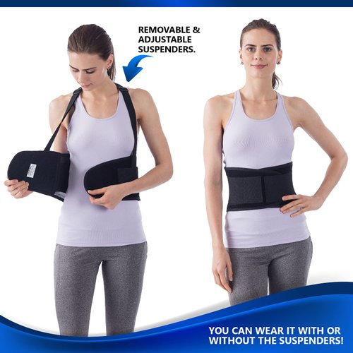 NYOrtho Back Brace For Women & Men - Instantly Relieves Back Pain - Back Support Brace - Back Support Belt For Surgeries - Maximum Posture & Spine Support - Adjustable & Breathable - 9XL 70-74 in
