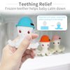 Teething Toys for Babies 3 Months+, Octopus Baby Teether 6-12 Months, Silicone Sensory Teethers Toy for Infants 18 Months, Kids Teething Toys 9 Month Old Baby Toys, Funny Baby Toys, Blue