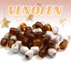 VENOFEN 50PCS Brown Hair Beads White Beads for Hair Locs Dreadlock Beads Accessories Hair Jewelry Making Kit Hair Decoration for Women