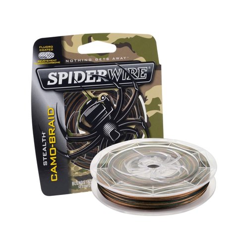 Spiderwire Berkley ProSpec® Chrome 100% Fluoro Leader, Camo, 80lb | 36.2kg, 125yd | 114m Fishing Line, Suitable for Saltwater Environments