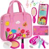 Officygnet Play Purse Toy for Girls 1 2 3 Years Old, Toddler Purse Girl Toys with Pretend Makeup Kit, Princess Pretend Play Toys for Little Girls, Birthday for Toddler Girls Age 2-3