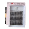 Choshim DIY Lash Extensions Cluster Eyelashes 240PCS Individual Lashes 9-16mm Mix Lash Clusters, Lash Bond and Seal, Lash Tweezer for DIY Eyelash Extensions(40D, 0.07D, 9-16MM, KIT)