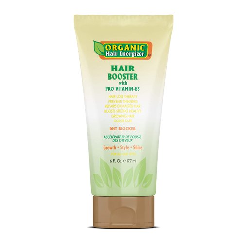 Organic Hair Growth Booster with Pro Vitamin-B5, 6 fl oz - DHT-Blocker, Sulfate-Free &amp; Paraben-Fr...