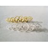 Generic Small gold or silver heart hair barrette alligator clip bridal clip bridal (Primary color: Gold)
