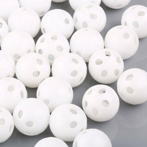 10Pcs White Rattle Balls Inserts Rattle Box Repair Doll Noise Maker Noise Maker Insert Rattle for Animal Puppet, Accessories