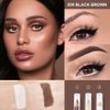 Eyebrow Pencil Eyebrow Lift Highlighting Pencil, Contour Pencil Set Highlighter Stick, Eyeliner, -3 Eye Makeup Pencil Set, Fill & Define Eyebrows, For Women (03# Dark Coffee)