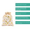 TheDisplayGuys For Your Modern Living 48pk - 4x6 Muslin Pouches with Drawstring - Presents, Party Favors, Samples (Golden Hearts, Small)