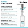 KRAUS Kitchen Soap and Lotion Dispenser in Spot Free Stainless Steel, KSD-54SFS