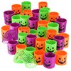 Srenta Halloween Slinkies, 48 Pieces Halloween Coil Springs for kids, Coil Spring Toy Party Supplies for Halloween Party Favors, Bulk Halloween Slinkie for Trick or Treat Bags Stuffers