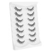 Eyelashes Natural Cat Eye Lashes False Eyelashes Wispy Lashes 7 Pair Flared Lashes Pack C Curl Soft Mink Lashes 12mm Short Lash Strips That Look Like Extensions Siligli