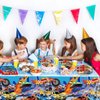 41PCS Happy Race Car Birthday Party Supplies Cars Theme Birthday Party Decorations Disposable Tableware Include Plates Napkins Tablecloth For Kid Boys Serve 20