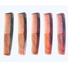 G.B.S 7.5" Styling & Dressing Hair Comb Set - Tortoise Finish All Fine & Coarse Teeth for All Hair Types Detangling & Grooming Combs (5 Pack)