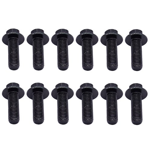 HABIIID Exhaust Manifold Bolts, Manifold Header Bolts for GM LS1 LS3 LS2 LSX LT series engines Replaces ICT Billet 551696 12 PCS