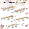 15 Pieces Rhinestone Hair Clips Metal Rhinestone Hair Pins Clear Crystal Bobby Pins for Women Girls Luxury Rhinestone Hair Barrettes Bling Hair Pins Hair Accessories for Party Wedding Daily(Gold)
