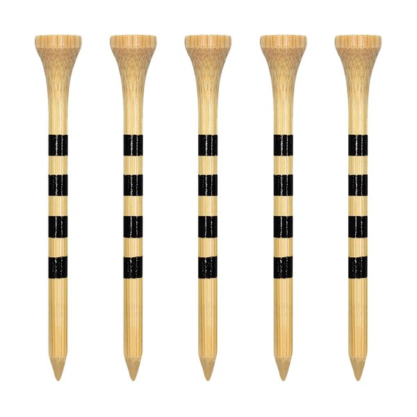 Zivisk Wooden Golf Tees 3-1/4" 100 Count 83mm Natural Color