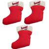 YEOWWW! Duckyworld 100% Organic Flower Leaf Catnip Cat Toy Christmas 3 Stockings