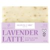 Olivia Care Exfoliating Bar Soap, Coffee Beans, 100% Natural, Organic Ingredients, Clean Energize Mind Body, Full of Vitamin & Antioxidants (Lavender Latte)