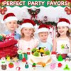 30Pcs Christmas Squishy Toys Mochi Squishy Toy for Kids Party Favors Kawaii Animal Squishy Stress Relief Kids Birthday Party Favors Goodie Bag Stocking Stuffers Piñata Classroom Prizes