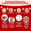 Max Fun 108Pcs Christmas Assorted Stamps for Kids Christmas Party Favors Supplies Christmas Goodies Bags Stuffers Christmas Stocking Stuffers Classroom Game Reward Prizes(Christmas Stamper)