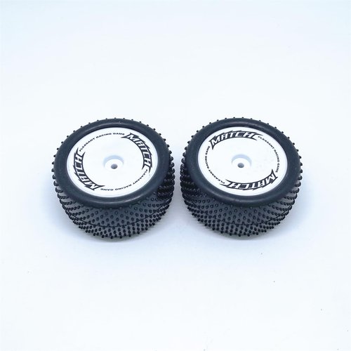 KingVal Replacement 2PCS Rear Wheel Tyres Tyre RC Parts Compatible with WLtoys 104001 RC Car