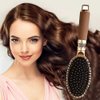 zosenda Detangling Hair Brush & Round brush, 2 Packs of Salon Results Hairbrush Set, Detangler brush for All Hair Types Hair Styling, For Women & Men & Kids, Wet & Dry Hair