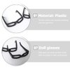 TOYANDONA 60pcs Doll Glasses, Miniature Doll Eyeglasses Mini Doll Costume Accessories for Dollhouse Crafts
