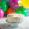 Cheers & Beers to 50 Years Cake Topper, Happy 50th Birthday Cake Topper, 50th Anniversary Party Supplies, Black Glittery