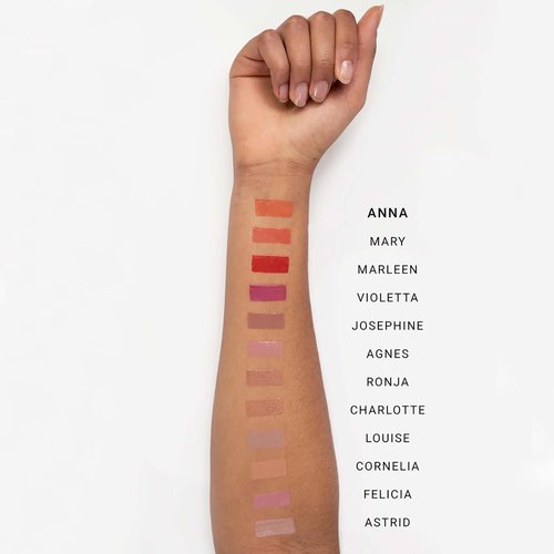 IDUN Minerals Lip Gloss - Soft, Creamy Formula for Velvet Soft, Shiny Pout - Intense Vitamin E Hydration for Dry, Chapped Lips - Non-Sticky, Long Lasting Pigment - 013 Anna - 0.27 oz