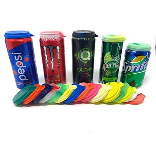 Soda Can Lids 20 Made in the USA Soda Pop Beer Can Covers BPA Free Caps