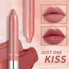 6Pcs Moisturizing Gloosy Nude Lipstick Set, Waterproof Long Lasting Non-Stick Cup 24 Hour Nude Mauve Red Lip Crayon Pencil Makeup Cosmetic Lip Liner Pen Set for Women Christmas Gifts (Lip Crayon B)