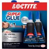 Loctite Super Glue Ultra Gel Control, Clear Superglue for Plastic, Wood, Metal, Crafts, & Repair, Cyanoacrylate Adhesive Instant Glue, Quick Dry - 0.14 fl oz Bottle, (Pack of 2)