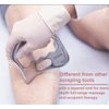 STICKON Stainless Steel Gua Sha Scraping Massage Tool IASTM Tools Great Soft Tissue Mobilization Tool (K Shape)