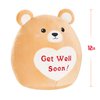 CozyWorld Get Well Soon Bear Stuffed Plush Plushies Squishy Teddy Bear Stuffed Animals, Cute Soft Pet Pillow Gifts for Girls Boys Feel Better for Recovering Patient 12”