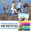 Mosquito Repellent Bracelet 12 Pack Natural Mosquito Repellent Band with 24 Pcs Stickers Safe for Kids and Adults Waterproof Insect Repellent Wristband for Indoor and Outdoor Protection UP to 300Hrs