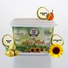 MAWIE 500ml Margarine hair treatment for dry hair with sunflower, olive and sapote oils - Mask for abundant curls, extremely damaged hair treatment, deep hydration and definition of curl, hair care