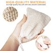 Vtrem Sisal Soap Saver Bag: 5 Pcs Natural Soap Bag Bar Soap Pouch for Shower Exfoliating Soft Mesh Net Soap Saver Pouch with Drawstring for Foaming and Drying