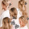 Ahoney 4 Pack Checkered Hair Claw Clips for Thin Hair 2" Y2k Accessories Cute Small Hair Clips for Thick Hair for Women Girls