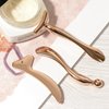 KOIBITO 3 PCAK Cooling Metal Facial Massage Stick, Eye Cream Applicator Wand, Gua Sha Scraping Tool Set, Reduce Puffiness Skin Firming and Lifting (Rose Gold)