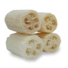 pisdoplop 4" Natural Loofah Exfoliating Body Sponge Scrubber for Skin Care in Bath Spa Shower Pack of 4