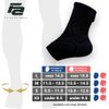 Fit Active Sports Ankle Compression Sleeve For Women & Men Ankle Support Sock for Pain Relief (Medium)