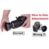 2 Lens Set HI DEF PRO Wide Angle & TELEPHOTO Lens for Sony SLT-A55V SLT-A55 (55mm Compatible)