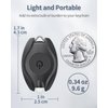 Uniclife 5 Pack LED Keychain Flashlight Mini LED Keychain Light 14 Lumen Portable Ultra Bright Battery Powered Key Ring Torch for Outdoor Camping Party Hiking and Emergency Lighting
