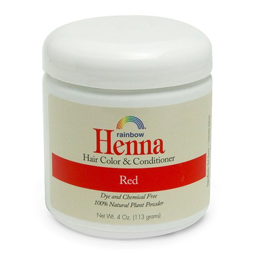 Rainbow Research Henna Hair Color And Conditioner, Red - 4 Oz (4 pack)