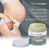 NaturallyMum Calm Cream with Magnesium and Vitamin D | Support for Sleep, Heart, Bone, Nerve, Gut and Muscle Health | Topical Cream with Turmeric and Arnica | Unscented | 4fl oz