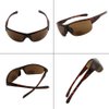 Hyyiyun 3 Pairs Bifocal Sunglasses for Men and Women, Half Rim Outdoor UV Protection Reader Glasses