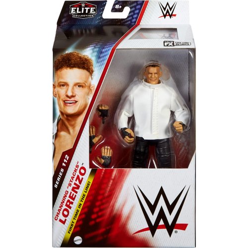 Mattel WWE Elite Action Figure & Accessories, 6-inch Collectible Channing “Stacks” Lorenzo with 25 Articulation Points, Life-Like Look & Swappable Hands